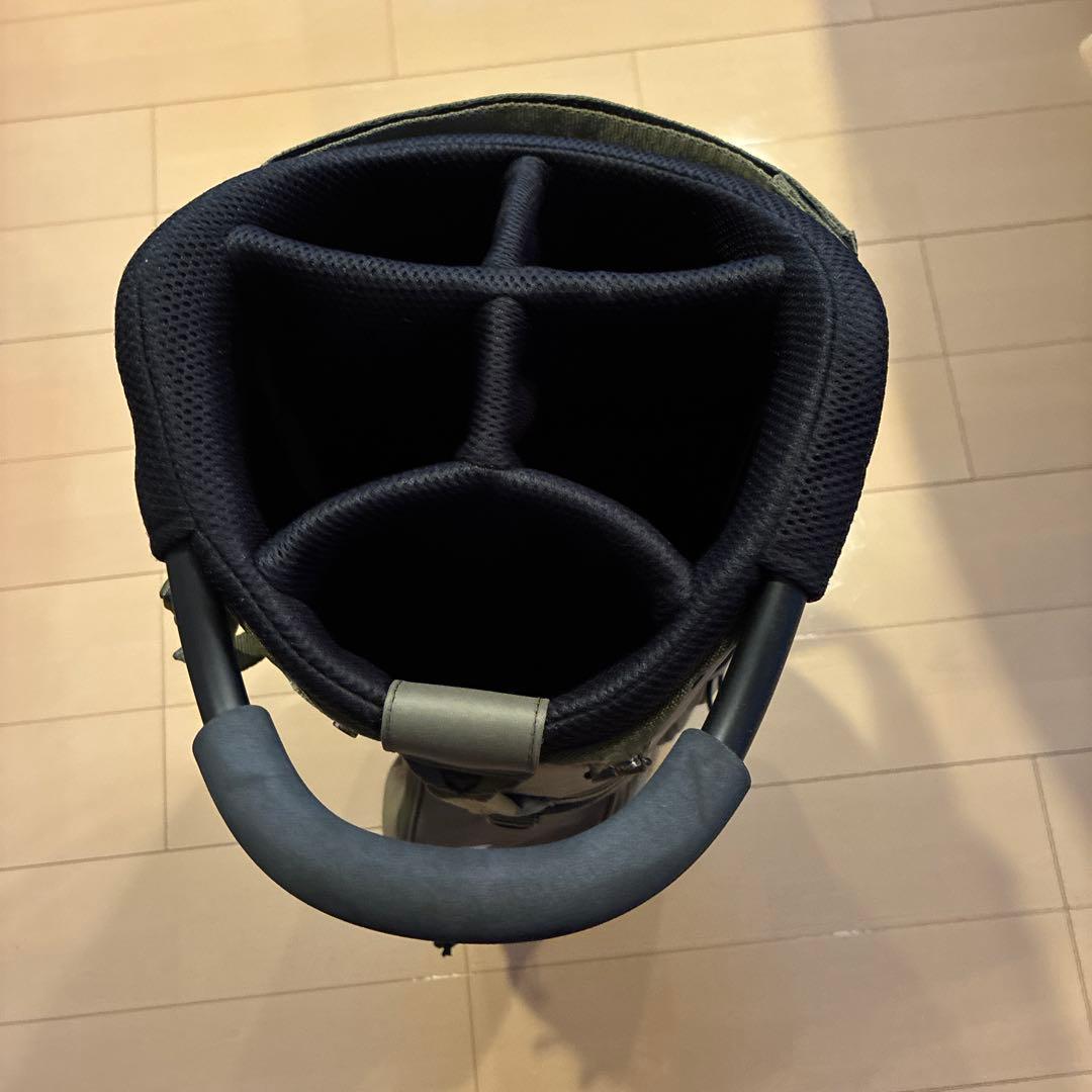 キャディバッグ ミズノ FLOTT 　垂直方向に背負えます　電車移動楽