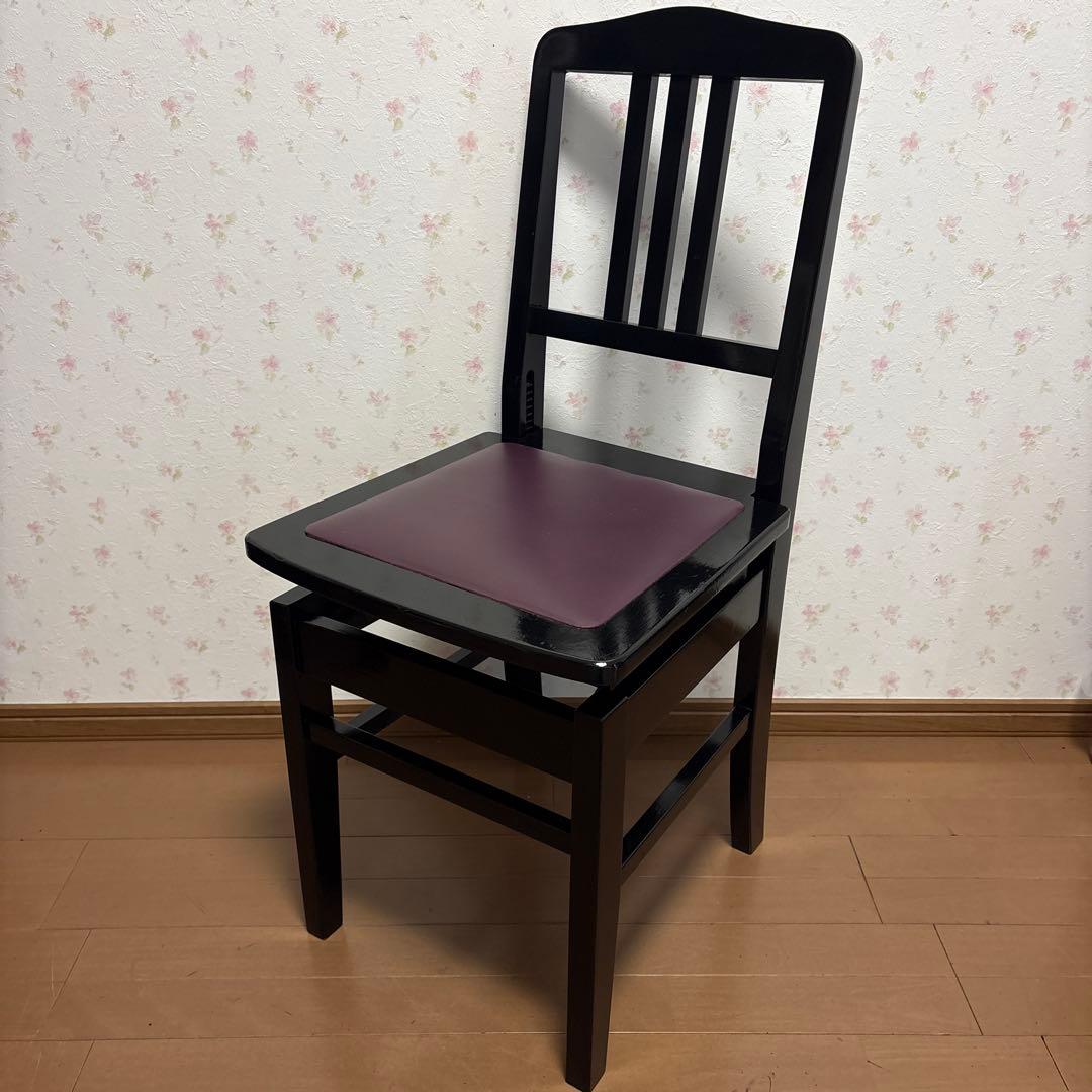 YAMAHA付属　トムソン椅子　ピアノ椅子　アップライト