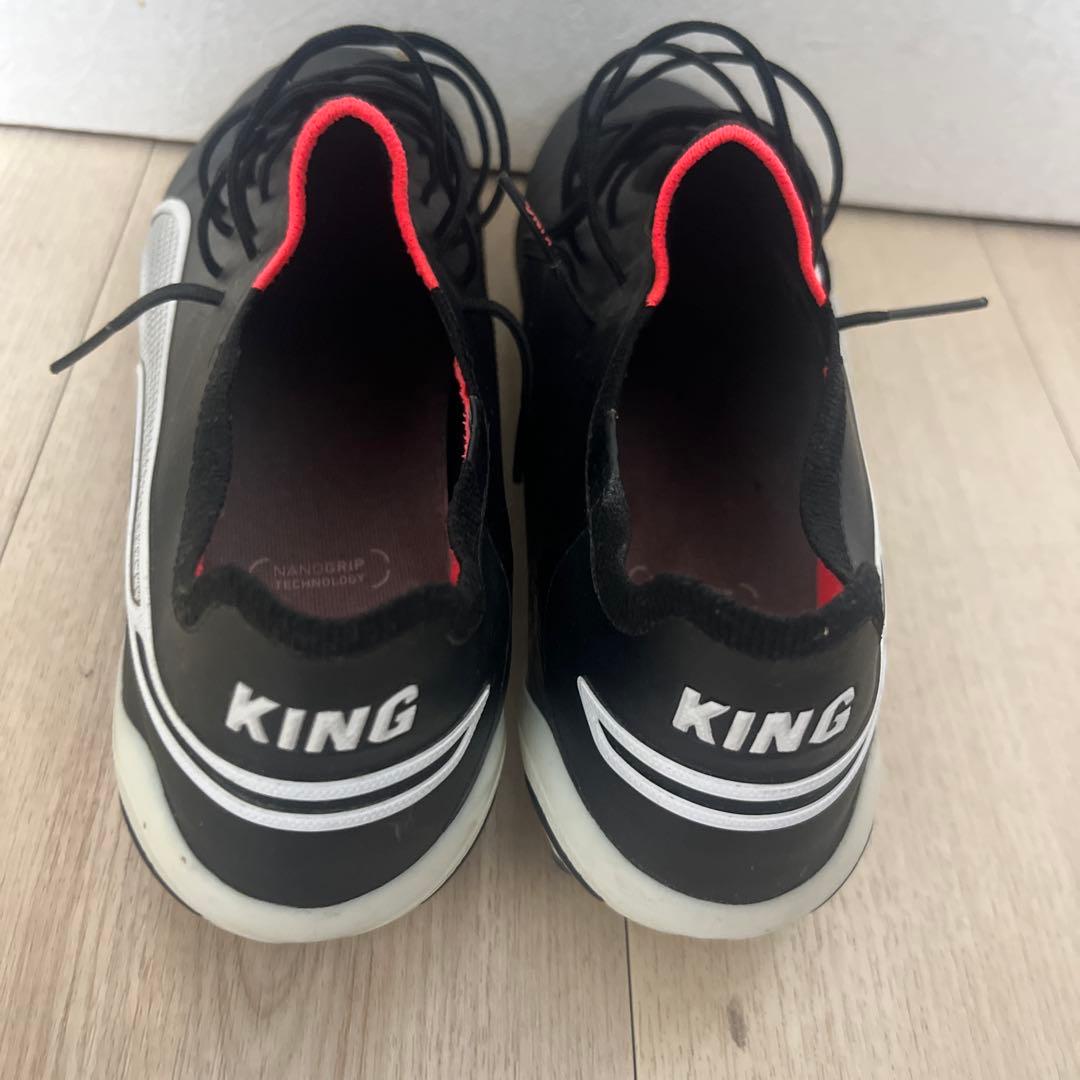 PUMA KING サッカーシューズ ブラック/ホワイト/レッド