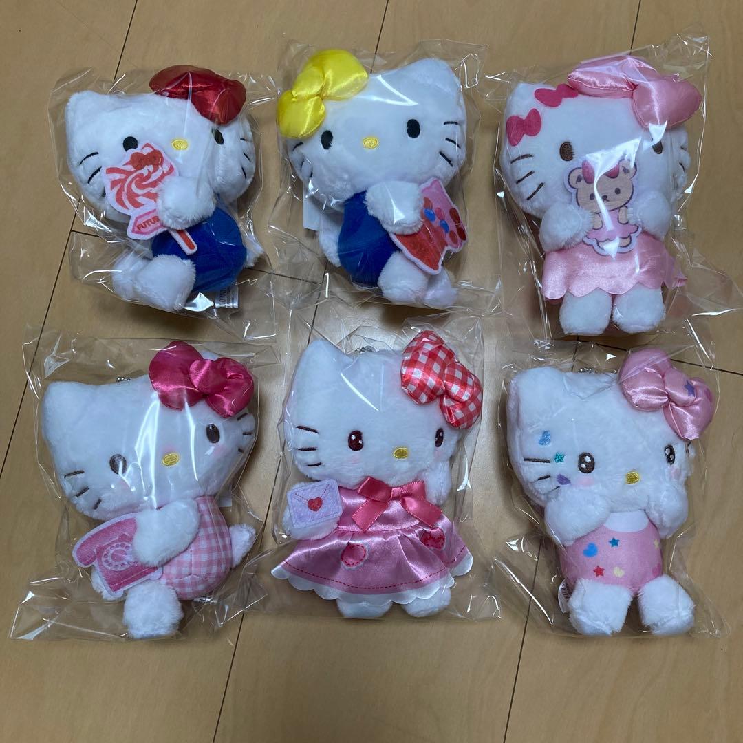 【即購入ok!!】ハローキティマスコットコレクション 6種コンプリートセット
