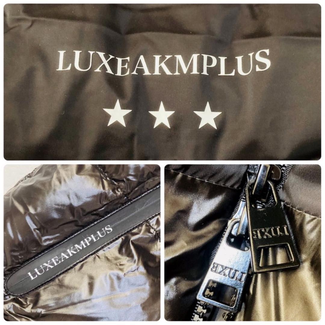 LUXE AKM PLUS リュクス エイケイエム プラス ロゴ ダウンベスト