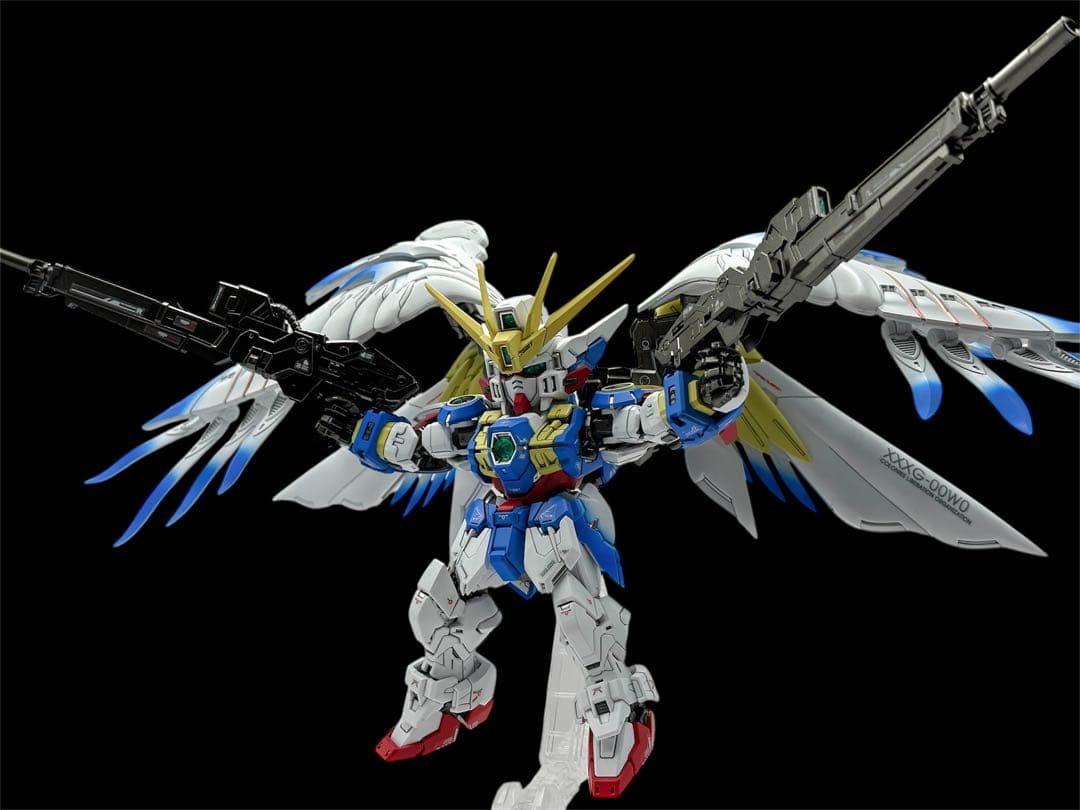 【バンダイ正規品・全塗装】MGSD ウイングガンダムゼロ EW 完成品