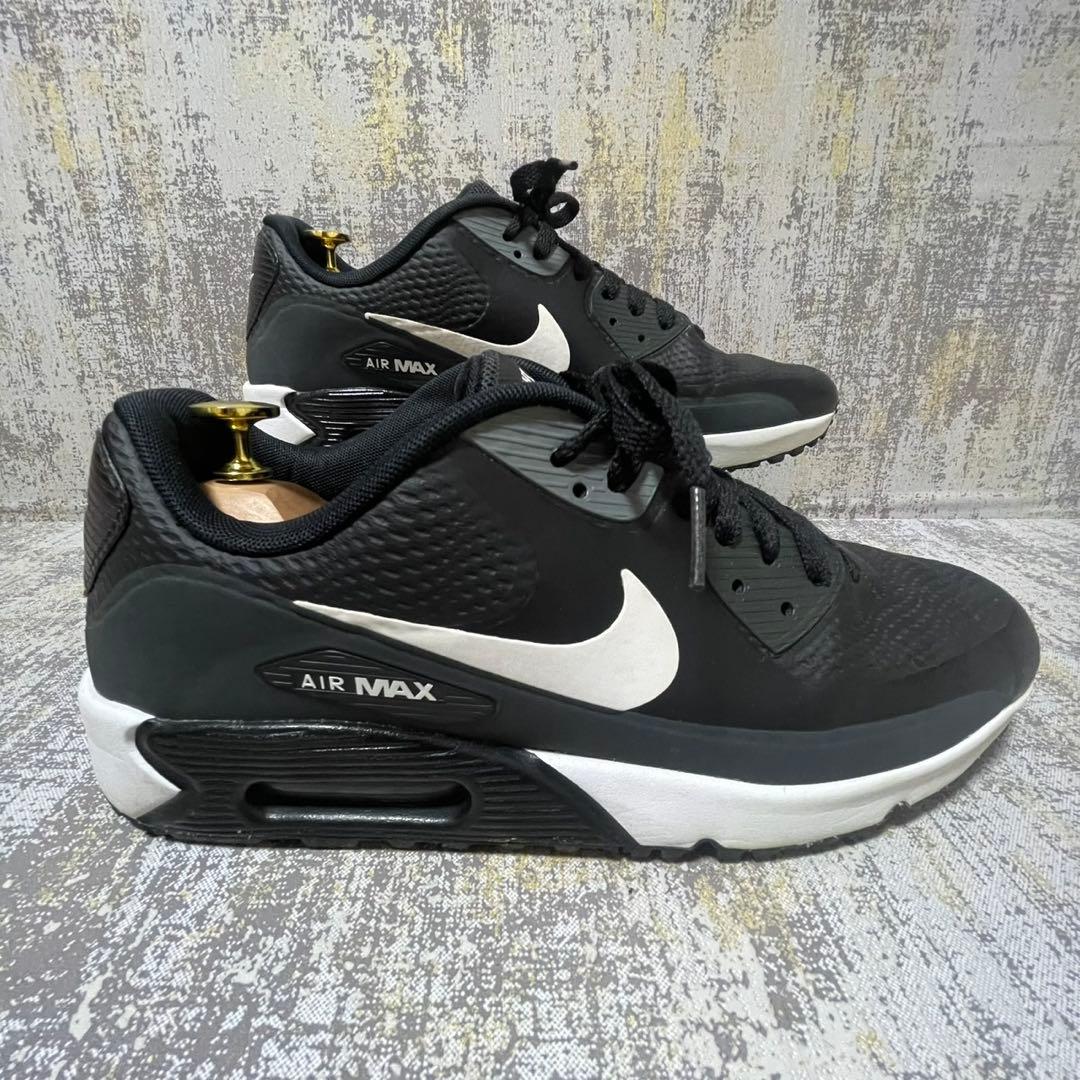 ★美品★ナイキ NIKE エアマックス90 ゴルフ【27.5】ブラック/ホワイト