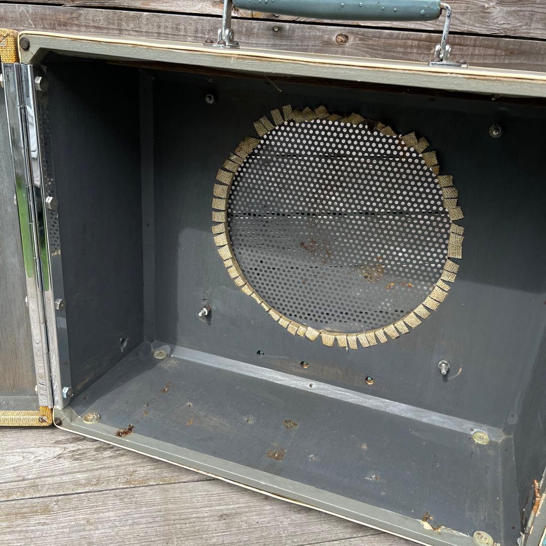 アンティークスピーカー　側だけ