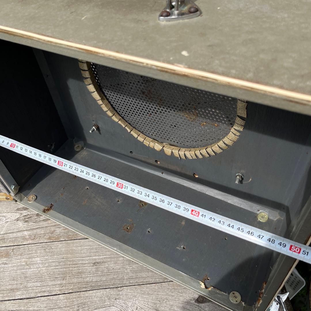 アンティークスピーカー　側だけ