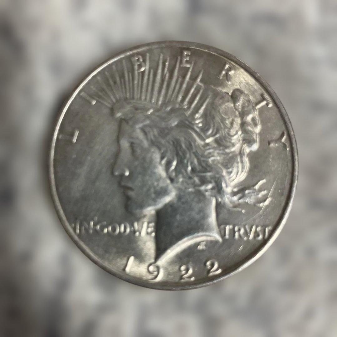 【ココア】アメリカ　１ドル銀貨 ピースダラー