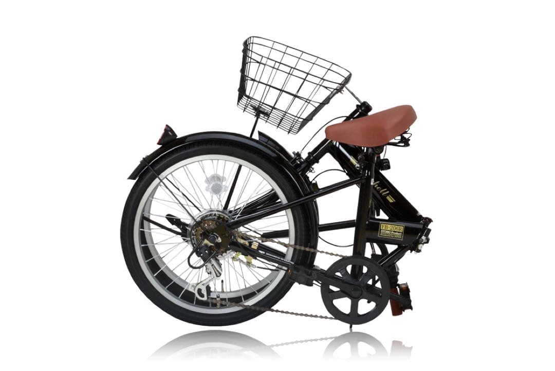 新品同様 Raychell FB-206R折りたたみ自転車[引き取り限定]