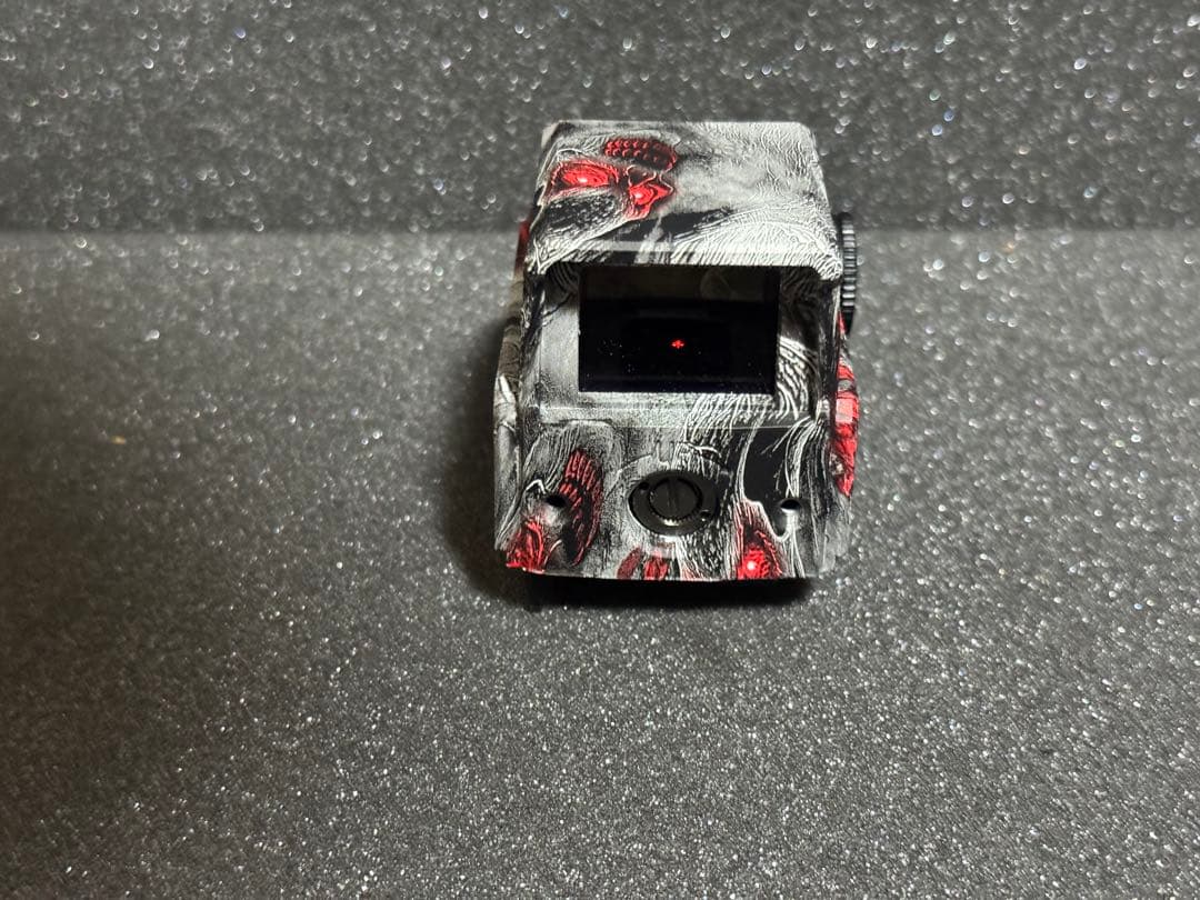 レッドドットサイト レッドスカル柄