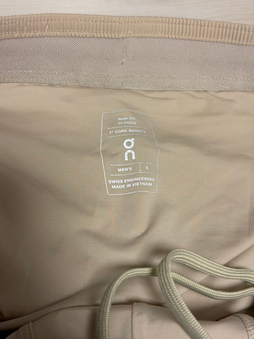 【かず】On 7\"Core Shorts ベージュ/グレー2枚セット