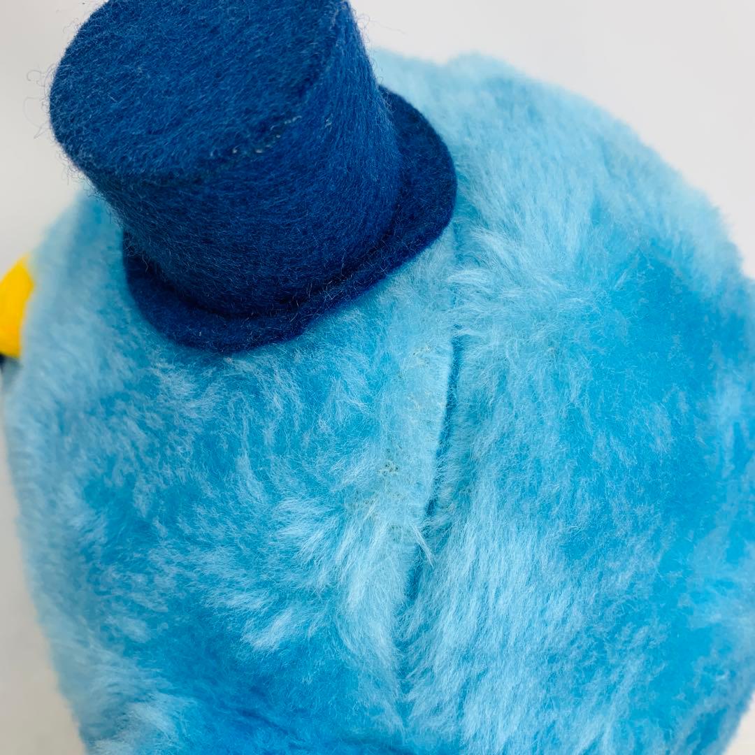 日本製　タキシードサム　ぬいぐるみ　レトロ　青　ブルー　サンリオ