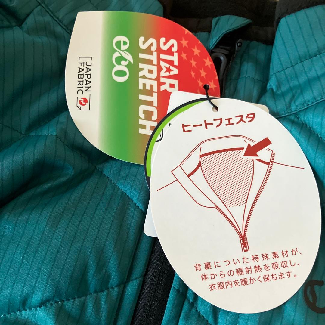 【新品】ダウン(中綿)／スターストレッ／ 上下セット／Ｍサイズ