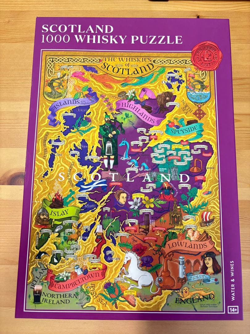 スコットランド　パズル　SCOTLAND 1000 WHISKY PUZZLE