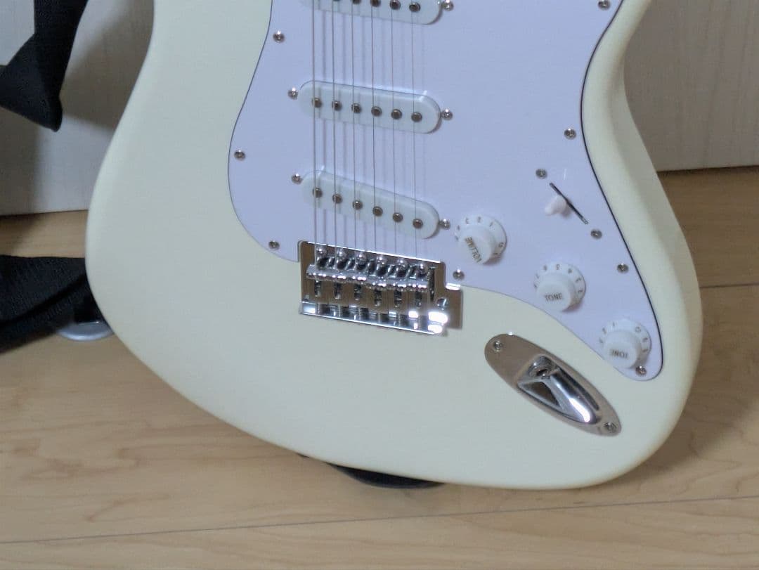 Photogenic エレキギター ホワイト ジャック線+ソフトケース付