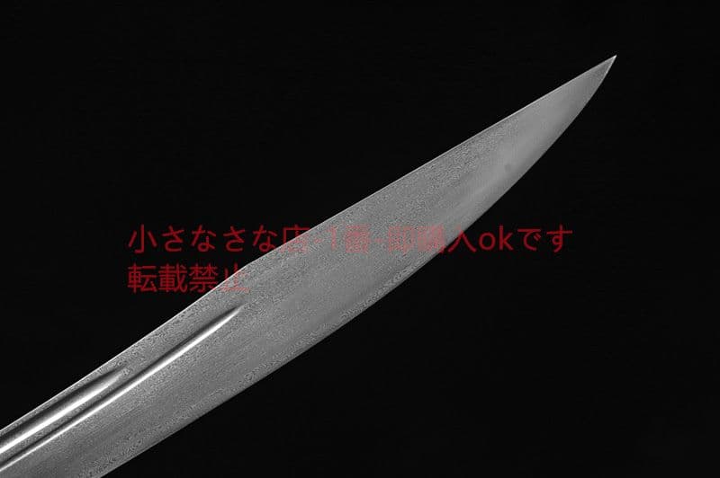 嘉裕牛尾刀模様鋼赤白檀  古兵器 武具 刀装具 日本刀 模造刀 居合刀