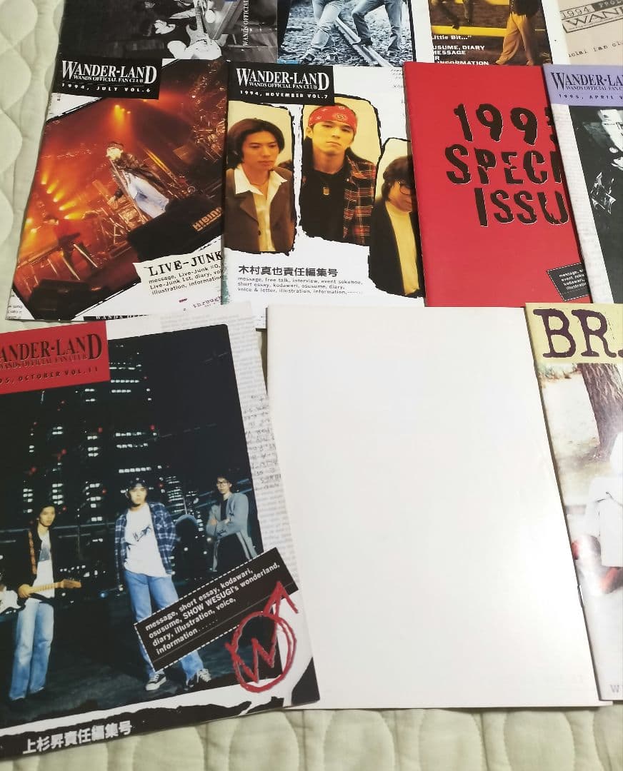 第2期 WANDS ワンズ 上杉昇 会報1～14フルセットWANDERLAND