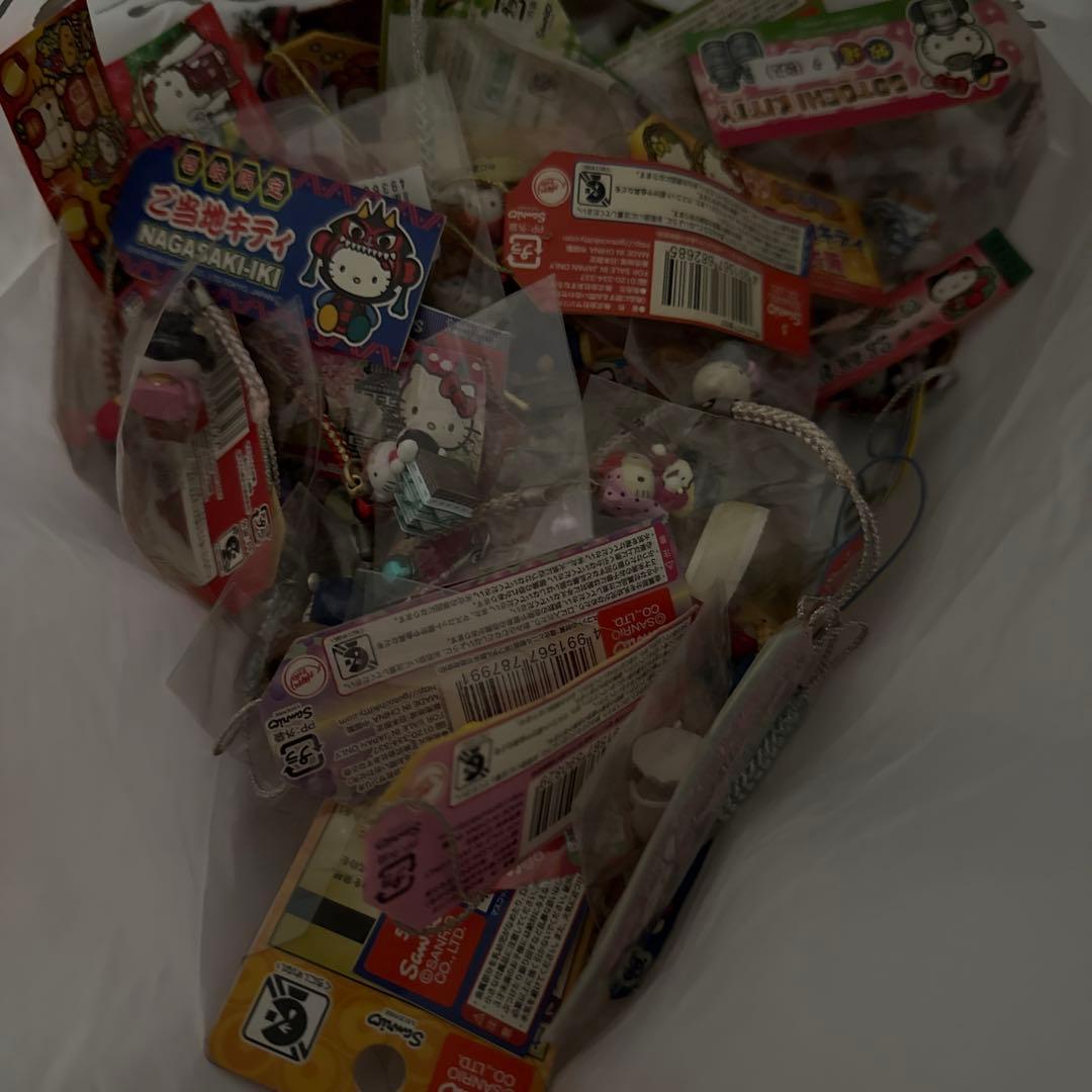 ご当地ハローキティ 根付けストラップ　レア　セット 45個