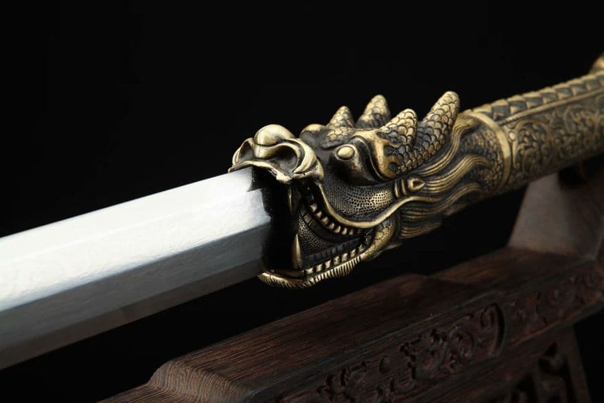 三鈷剣 倶利伽羅剣 仏教美術 竜頭伏魔刃 古兵器  武具　刀装具　日本刀　模造刀