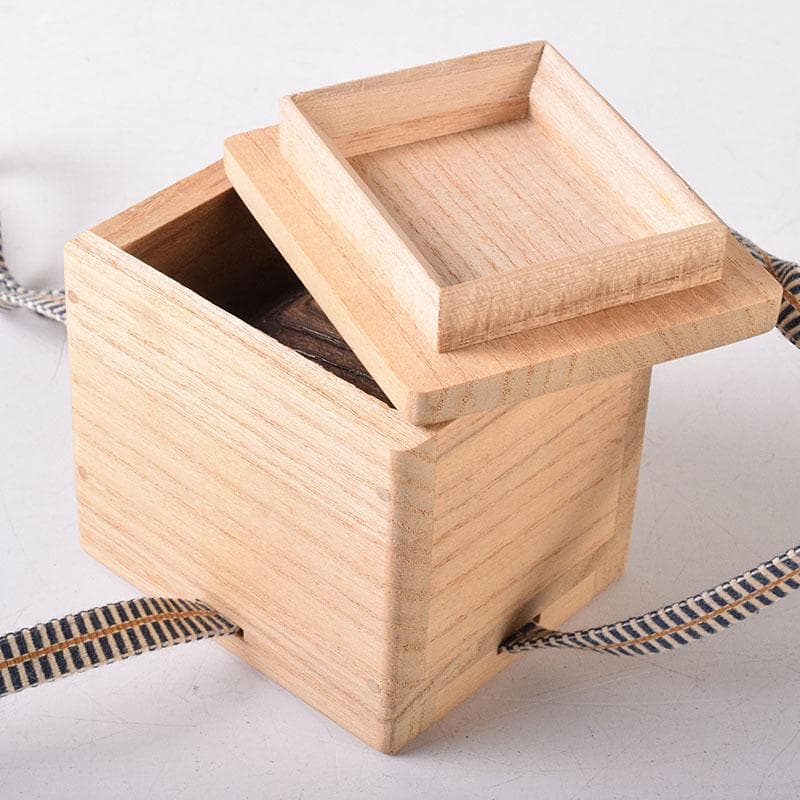 茶道具　木地寄　竹根　葛屋香合　時代箱　V　R8228