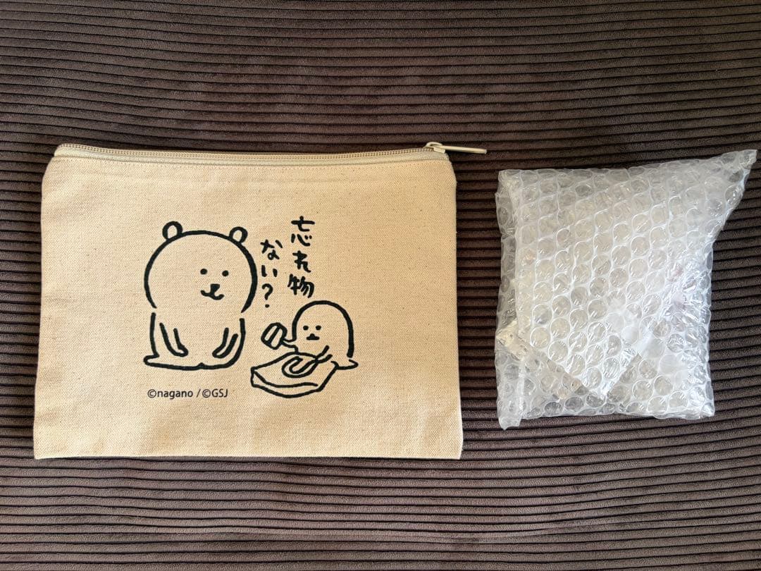 【値下げ】自分ツッコミくま　ご当地アクリルキーホルダー　ポーチセット