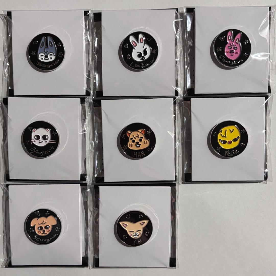 Straykids SKZOO 展示会 ピンバッチ 8種 コンプ