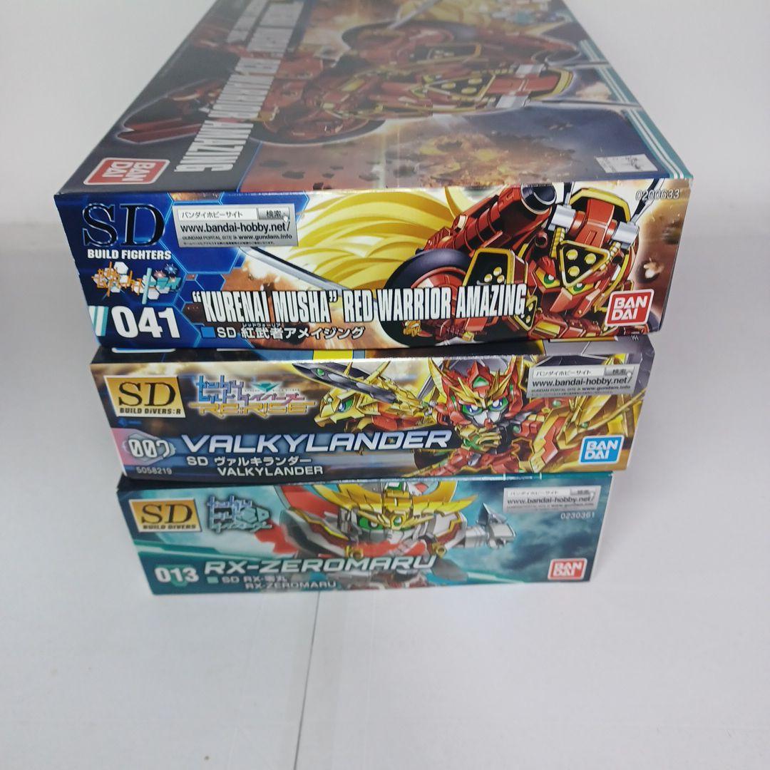 ビルドダイバーズ　ガンプラ　SD　RX-零丸　R ヴァルキランダー　紅武者アメイ
