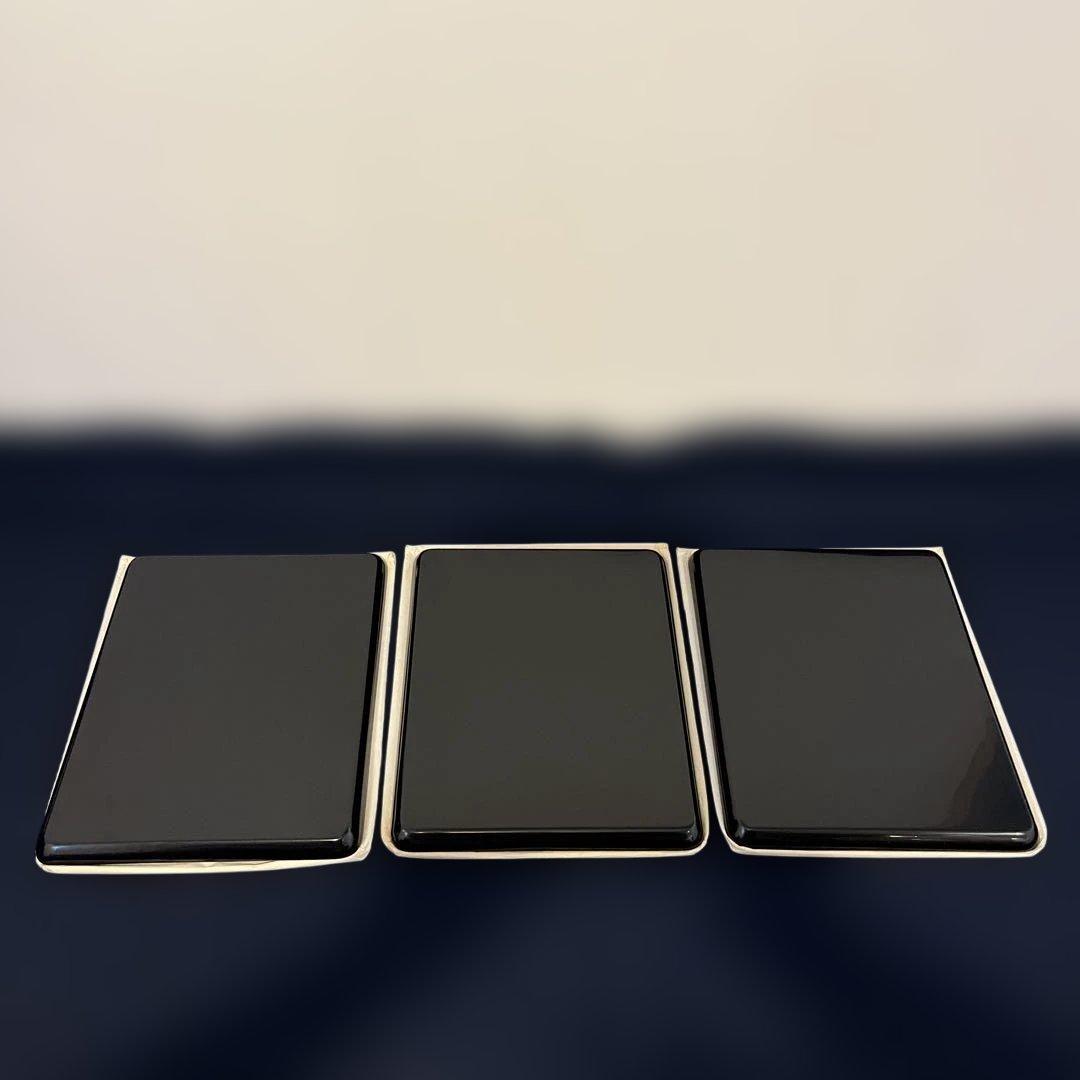 輪島塗　角藤漆器店謹製　梨子地　卓上膳　6枚セット　共箱　茶道具 　お盆送料無料