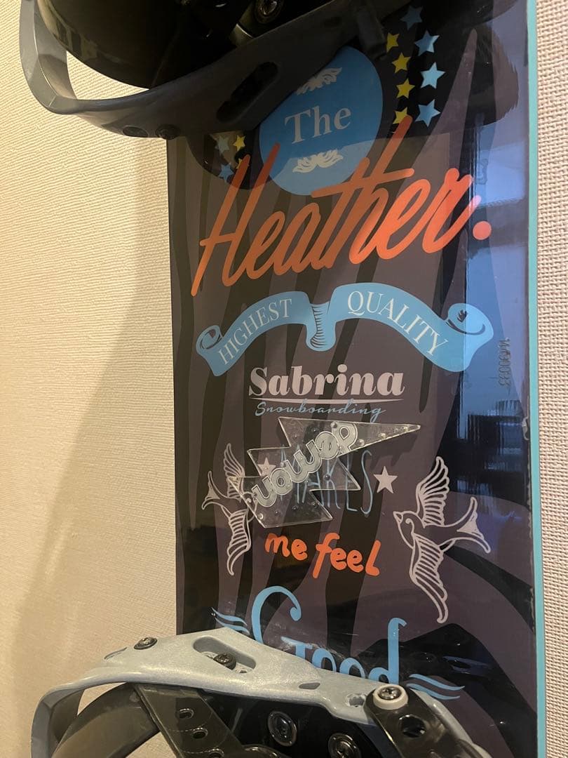 サブリナ　スノーボード　フラックスビンディング付き　ジュニア　女性