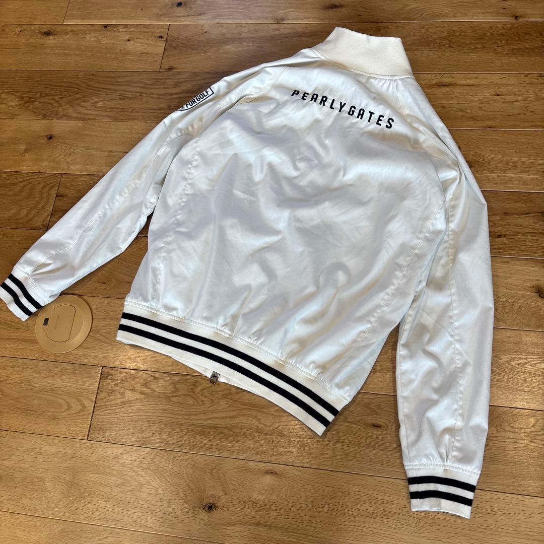 PEARLY GATES★オシャレなビッグロゴ スエードジャケット5★ニコちゃん
