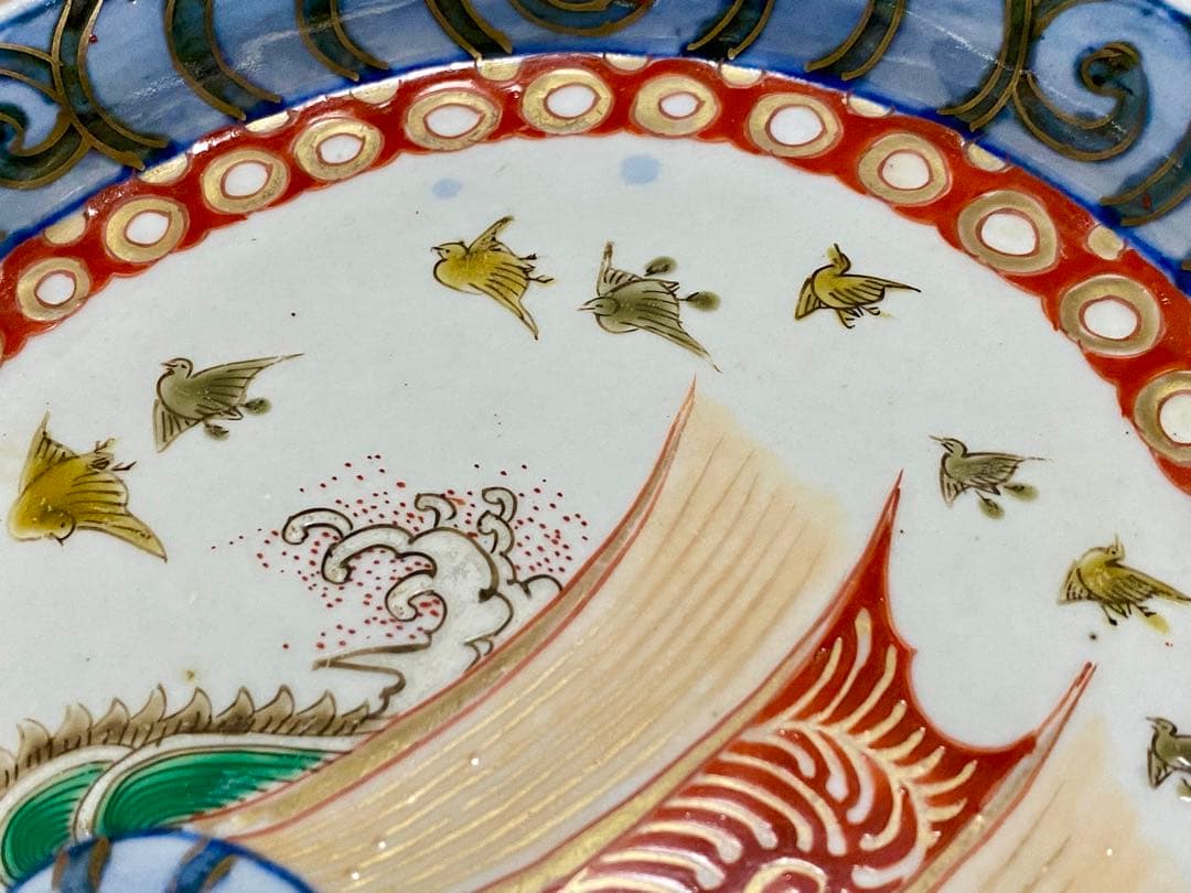 骨董 三足 鮑皿