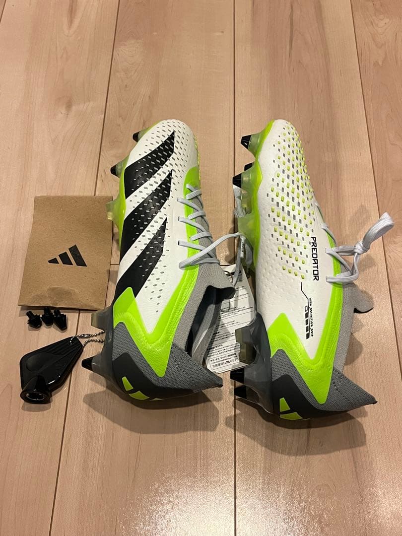 adidas Predator 26.0cm SG ホワイト/グリーン
