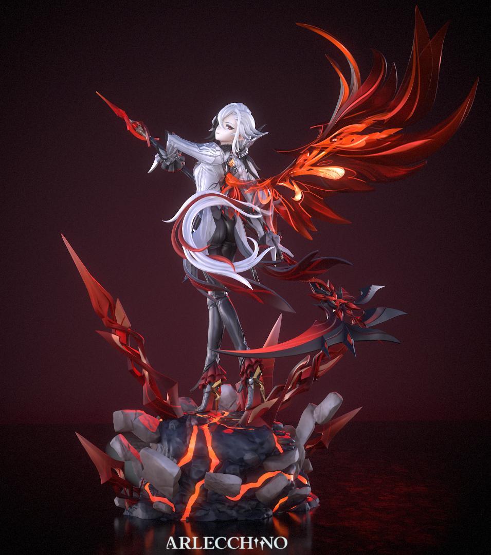 アルレッキーノ 原神 1/7 未塗装未組立 フィギュア ガレージキット