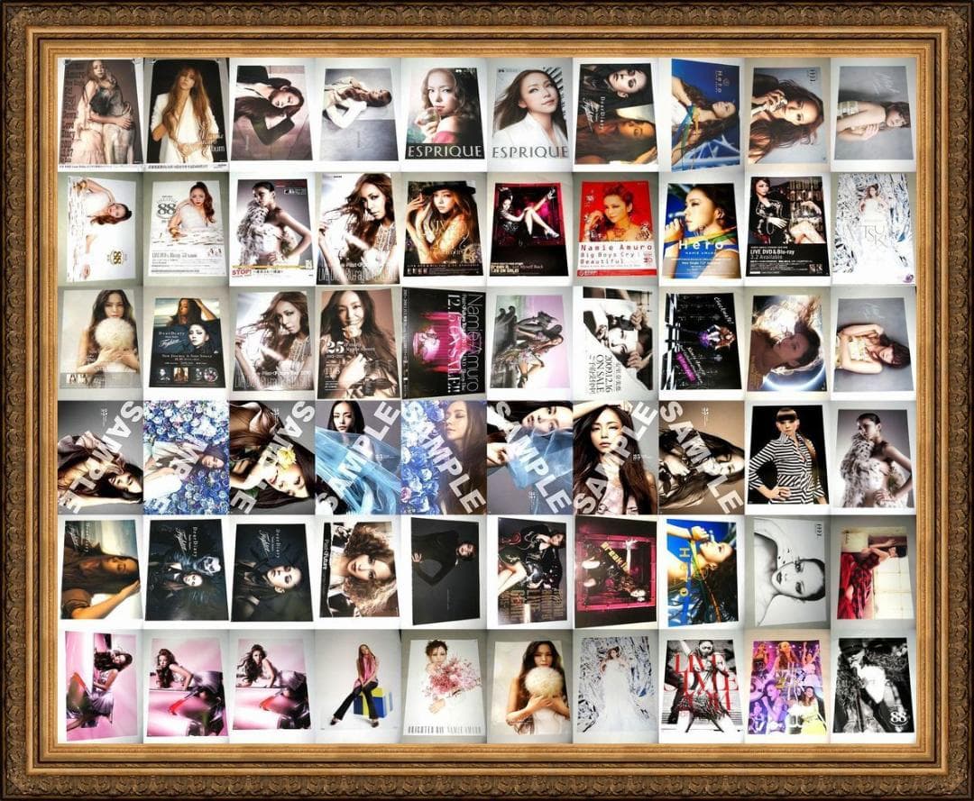 安室奈美恵ポスター60枚セット●ダブリなし●入手困難非売品ポスター