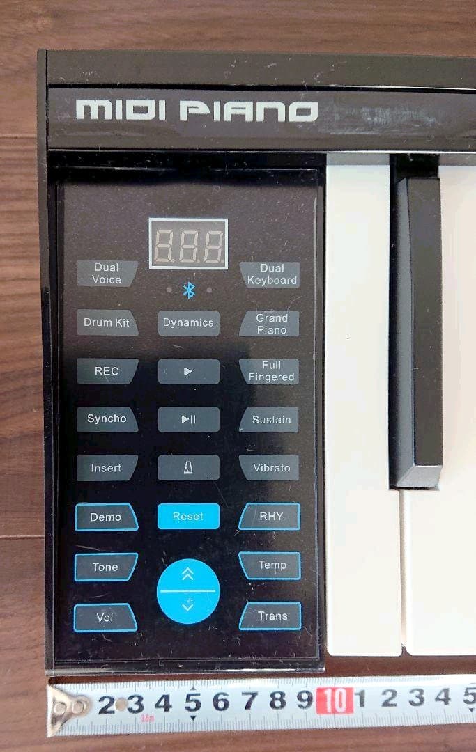 電子ピアノ キーボード 88鍵盤 充電可能ワイヤレス MIDI対応