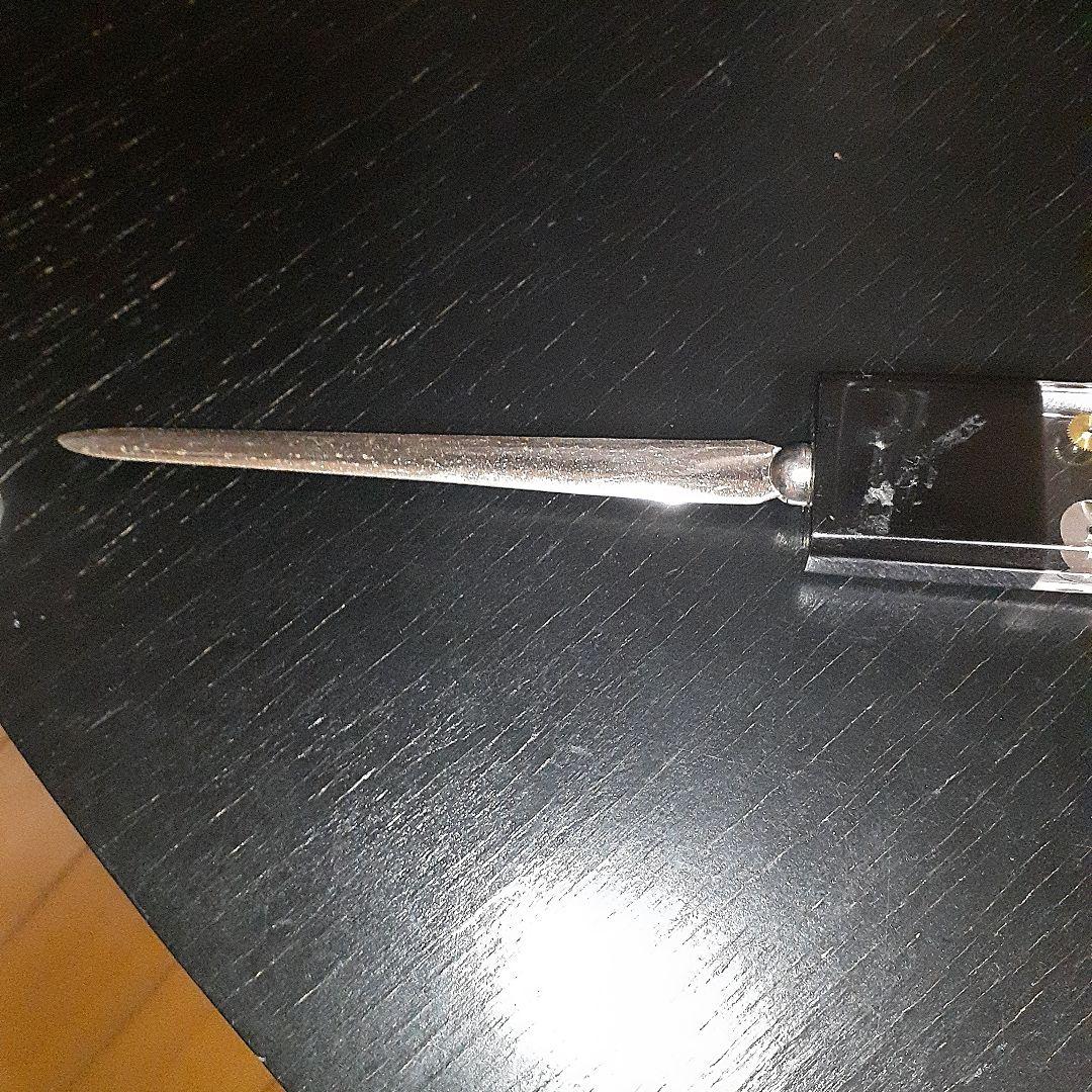 激レア　スイス時計　パーツ封入　ペーパーナイフ　中古品