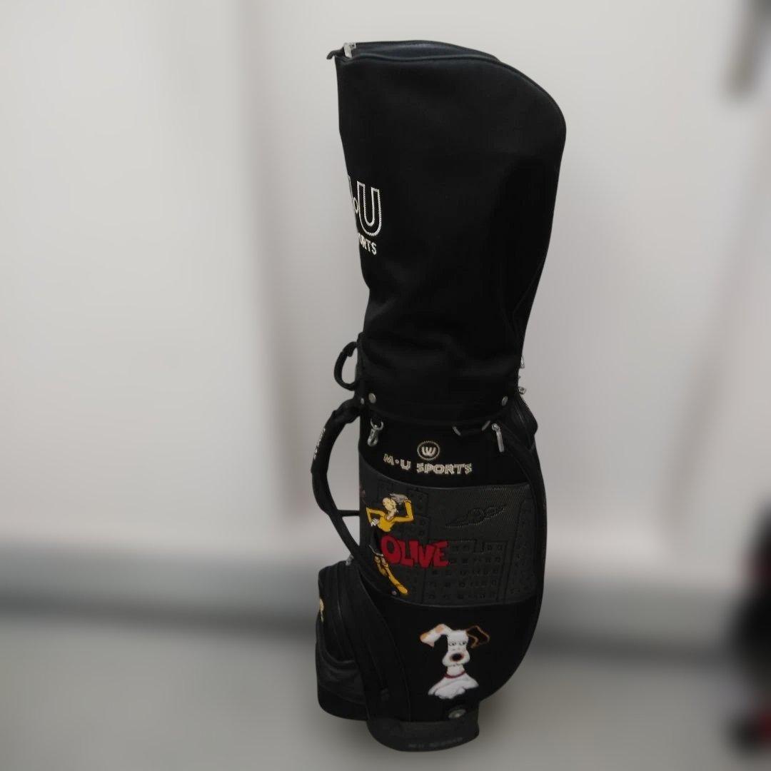 ウエサコ スポーツ オリーブキャラクターキャディーバッグ キャスター付き男女兼用