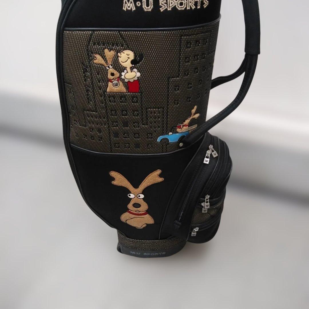 ウエサコ スポーツ オリーブキャラクターキャディーバッグ キャスター付き男女兼用