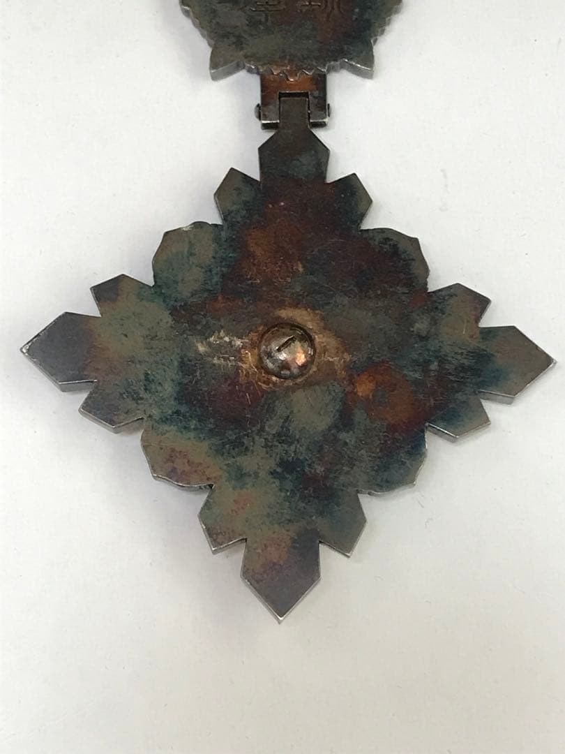 ☆希少品☆満州国勲章 満州国 勲六位景雲章 旧日本軍 　勲章　I.1236