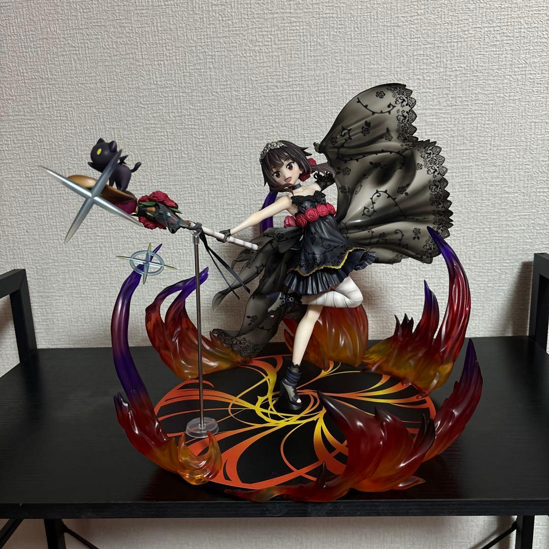 このすば　めぐみん　漆黒の薔薇ドレス　1/7スケール