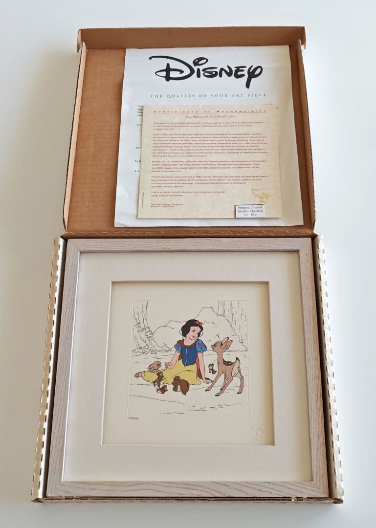 ディズニーセル画　白雪姫　限定品