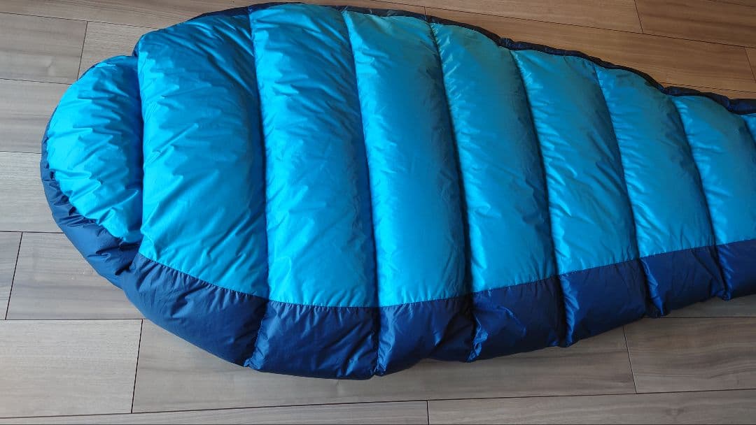 NANGA シュラフ450DX スリーピングバッグ 青/ターコイズ