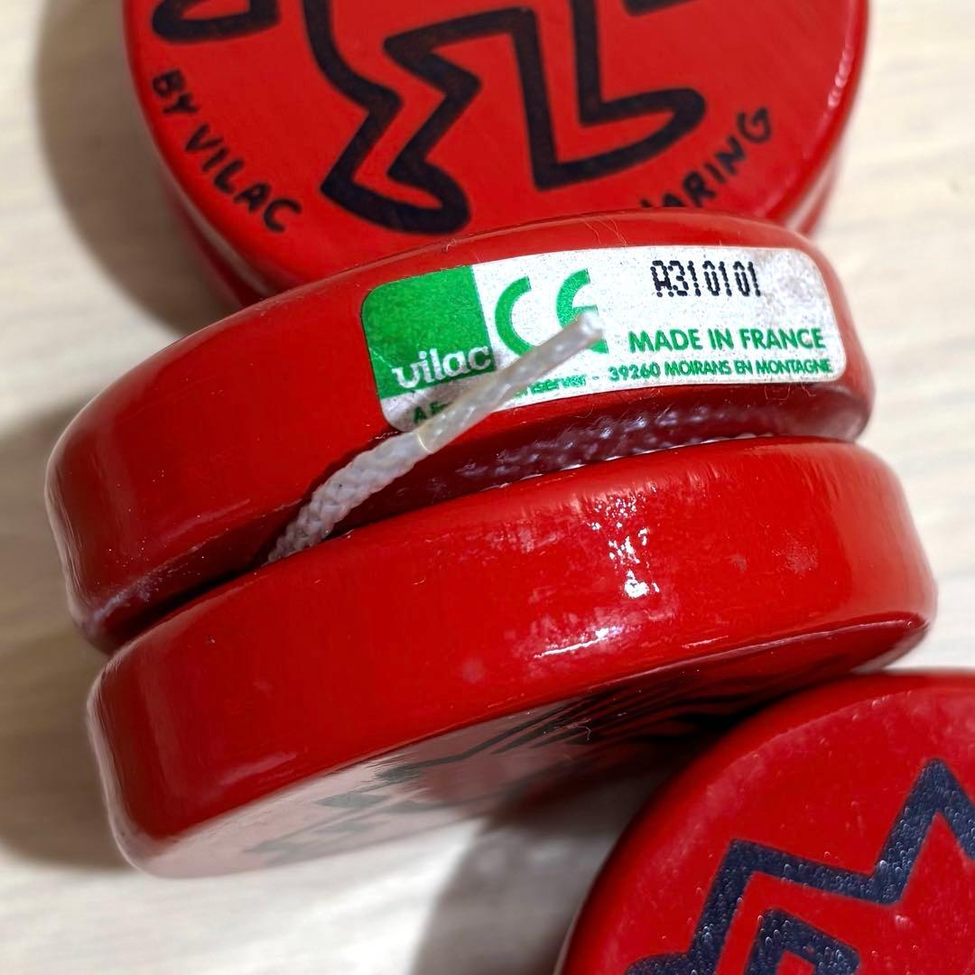 新品未使用 キースヘリング Keith Haring 木製ヨーヨー 3点
