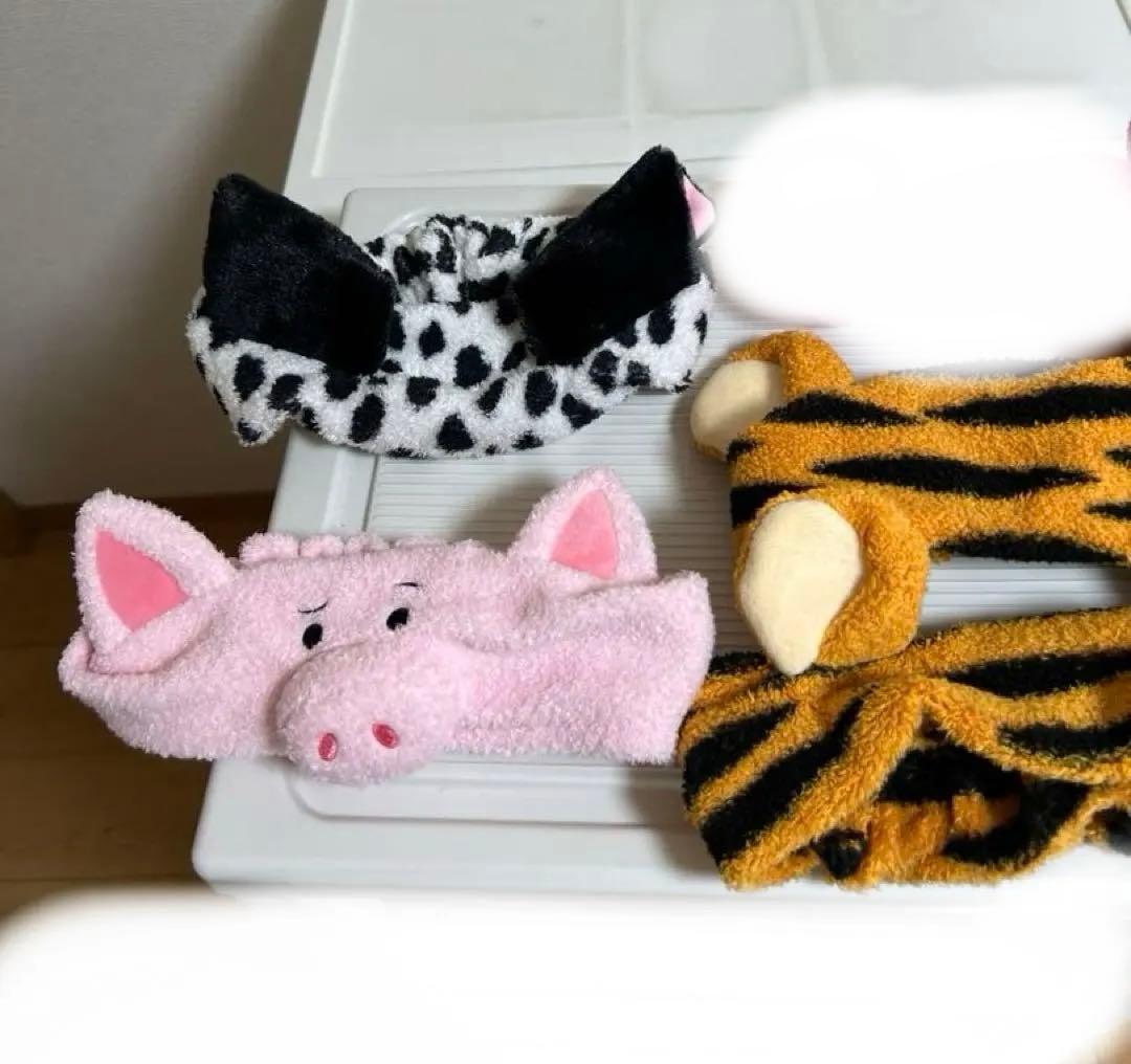 101匹わんちゃん、ブタ、ロッツオ、ティガーのヘアバンドのセット