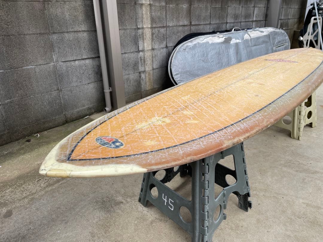 米沢　マリブサーフボード　スーパーミニ　 ミッドレングス シングル　8f