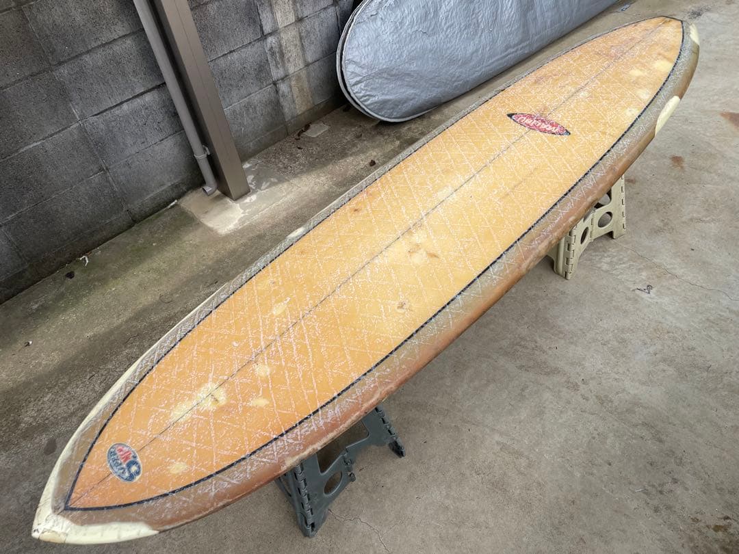 米沢　マリブサーフボード　スーパーミニ　 ミッドレングス シングル　8f