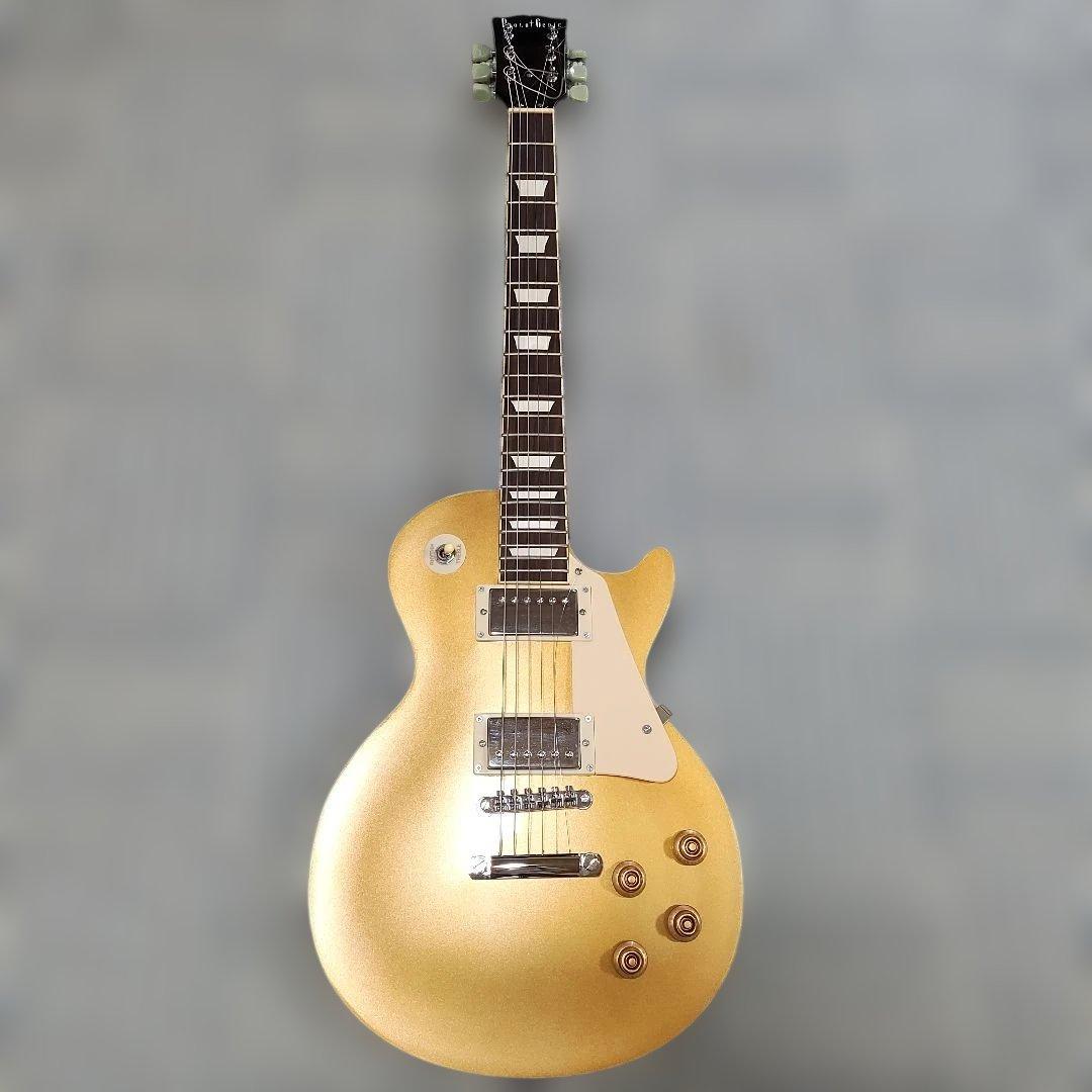 美品　フォトジェニック　レスポールスタイル エレキギター ゴールド