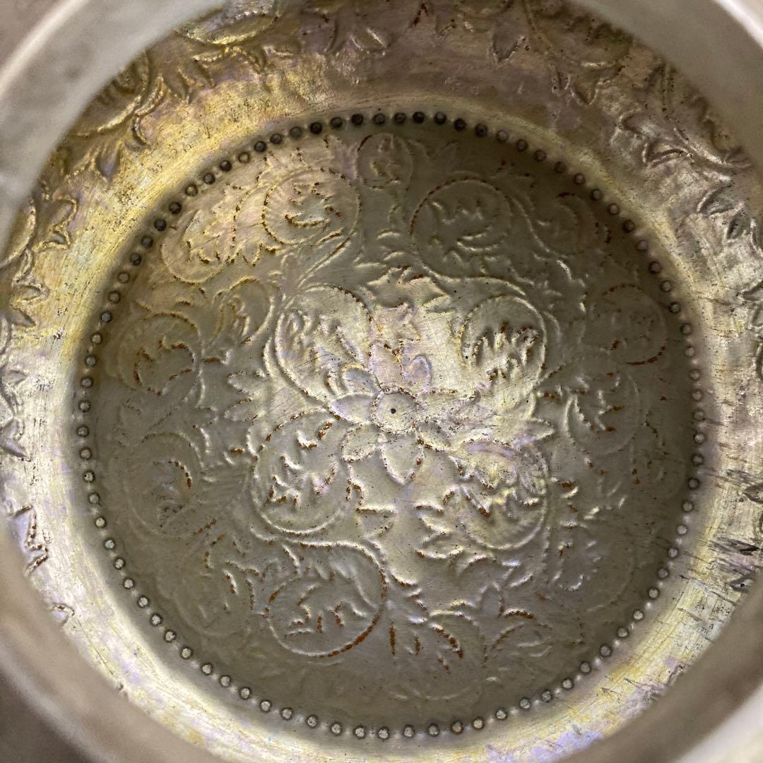 錫製アンティークポット