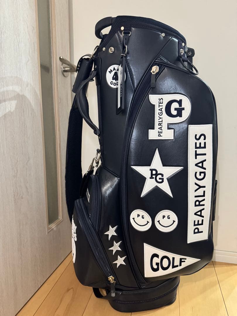 PEARLY GATES ブラック ゴルフバッグ PG1989