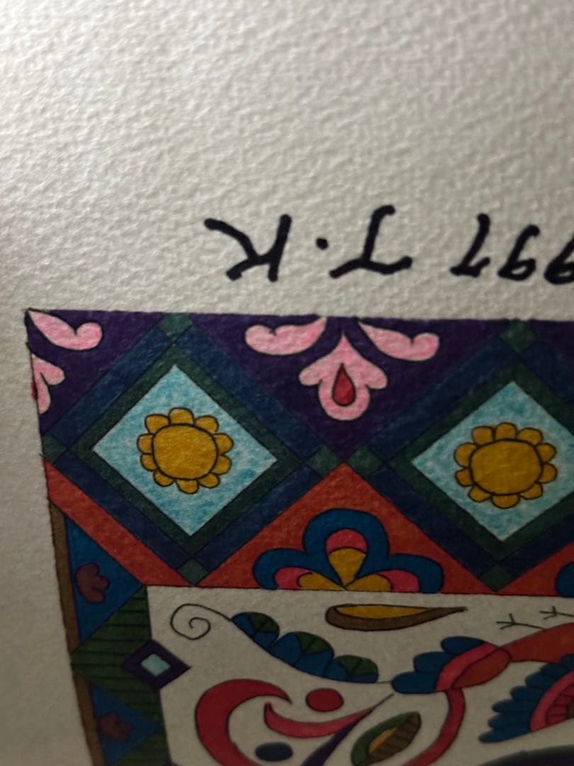 さくらももこ 肉筆 ペン画 アート 1997 額装　ちびまるこちゃん コジコジ