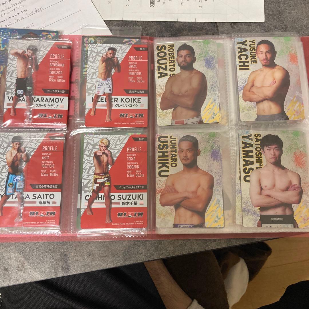 RIZINウエハースセット（未来，金原，三浦，武田以外）