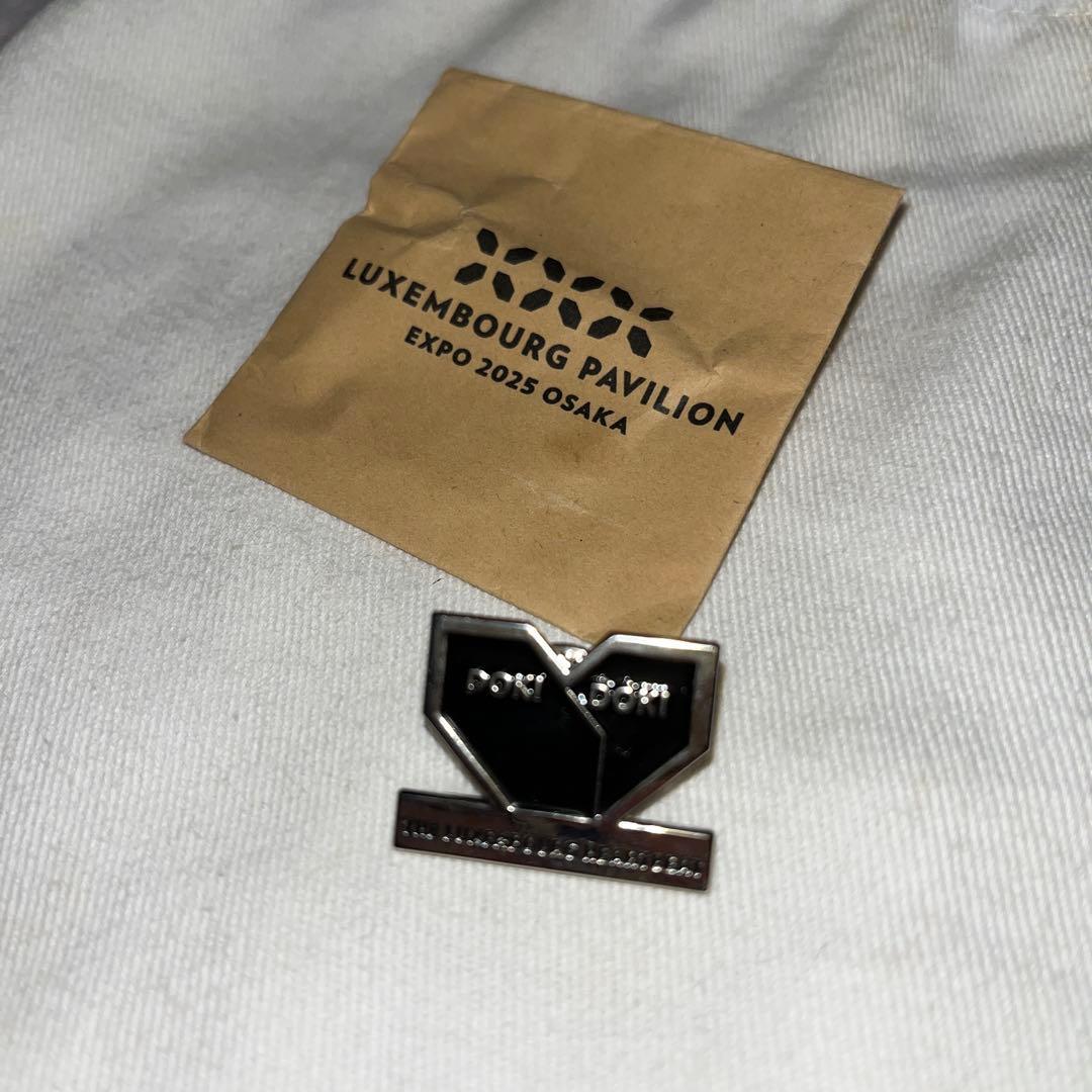 【非売品激レア】万博　ルクセンブルク館　VIP用シルバー　ピンバッチ